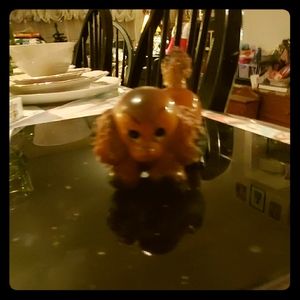 Ceramic vintage poodle dog
